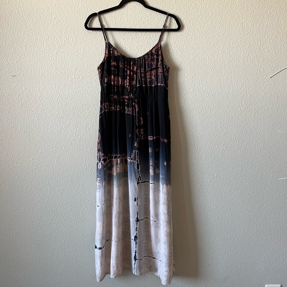 Moon & Sky Tie Die Midi Dress